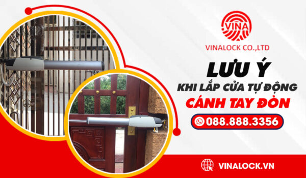 Lưu ý khi lắp cửa tự động cánh tay đòn