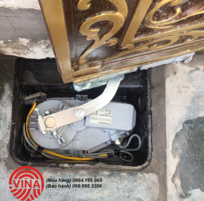 cách lắp đặt motor cổng tự động âm sàn