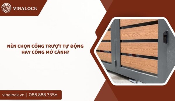 nên chọn cổng trượt tự động hay cổng mở cánh