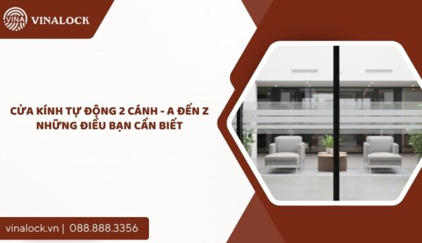 Cửa kính tự động 2 cánh