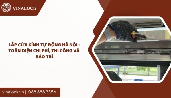 Lắp cửa kính tự động Hà Nội