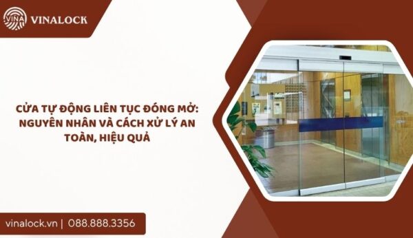 cửa tự động liên tục đóng mở