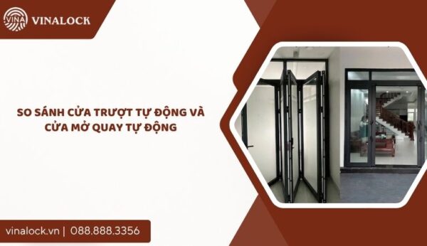 so sánh cửa trượt tự động và cửa mở quay tự động