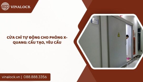 cửa chì tự động cho phòng X-quang