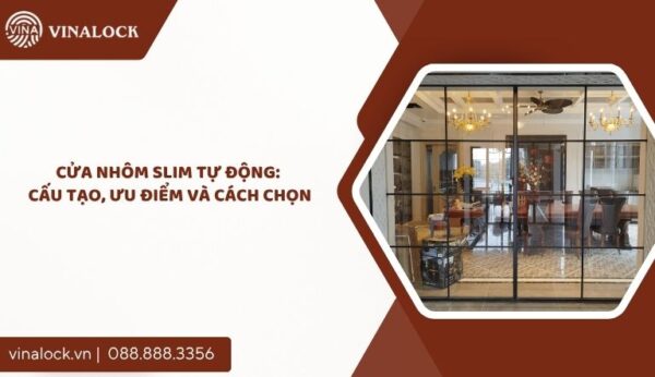 Cửa nhôm slim tự động