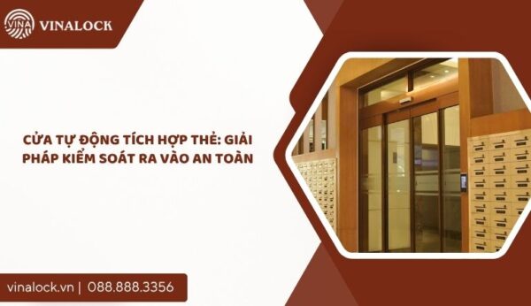 cửa tự động tích hợp thẻ